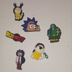 Ricky and Morty Crocs Charms